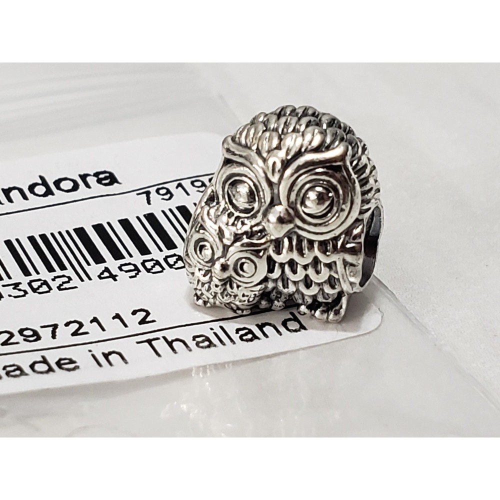 Pandora Charm Charming Owls Bead Sterling Silver ALE S925 791966